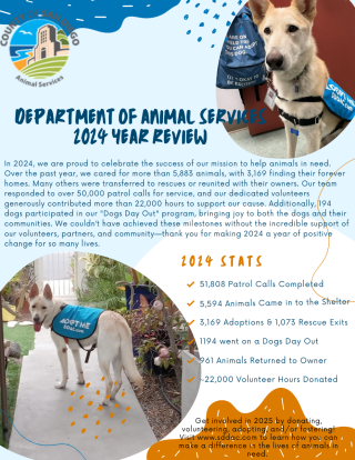 Department of Animal Services 2024 Year Review